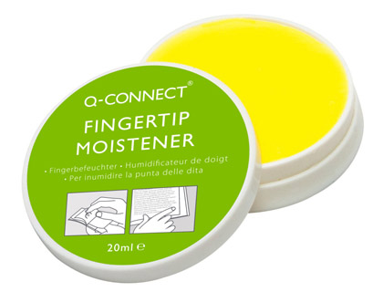 HUMIDIFICATEUR DE DOIGT Q-CONNECT POUR FEUILLETER TRIER COMPTER LES BILLETS 20ML