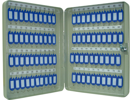 ARMOIRE  CLS Q-CONNECT 80 CLS ACIER RSISTANT PAISSEUR 0.8CM INCLUS 2 CLS PORTE-CLS ACCESSOIRES 425X355X90MM