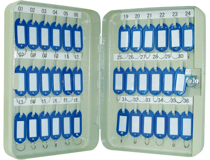 ARMOIRE  CLS Q-CONNECT 36 CLS ACIER RSISTANT PAISSEUR 0.8CM INCLUS 2 CLS PORTE-CLS ACCESSOIRES 250X180X60MM