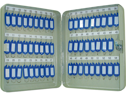 ARMOIRE  CLS Q-CONNECT 54 CLS ACIER RSISTANT PAISSEUR 0.8CM INCLUS 2 CLS PORTE-CLS ACCESSOIRES 300X240X60MM